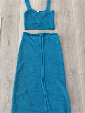 Cult Gaia Knit Skirt & top set